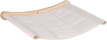 Крісло-гамак для котів на стіну, міцне, до 35 кг, білий, 61*40*15 см