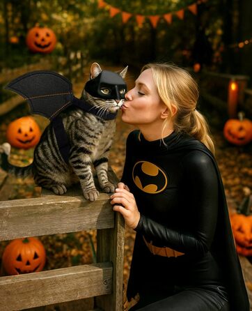 Костюм на Хелловін для собак: крила кажана, карнавальний костюм для тварин, для цуценят, собак маленьких, середніх та великих порід, веселий косплей