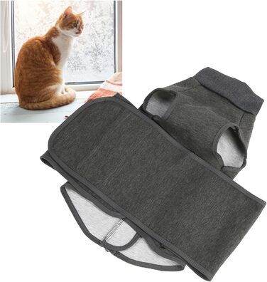 Жакети та жилети для собак від тривоги: комфортний одяг для собак, що переживають тривогу, зняття тривоги, заспокійлива жилетка-обгортання, дихаюча тканина, розмір S