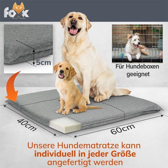 Килимок для собак та котів Foxx, водовідштовхувальний, Outdoor, антрацит, 60x40x6 см
