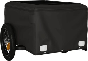 Причіп для велосипеда, переноска для собак, чорно-сірий, 30 кг, для щоденного транспортування, легко монтується