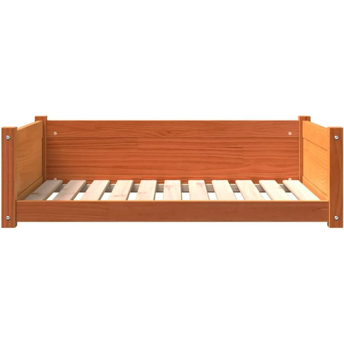 Крісло-ліжко для собак, біле, 75,5x55,5x28 см, масив дерева, сосна, корзина для собак, собаче ліжко