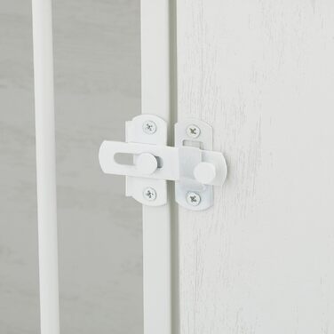 Клітка для собак Relaxdays, для дому, HBT: 65,5x102x60 см, 2 обертові миски, собача будка з виглядом дерева, МДФ & сталь, (білий/коричневий)