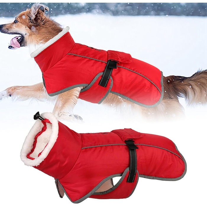 Теплий зимовий одяг для собак: утеплений, для малих та середніх порід, універсальний розмір F