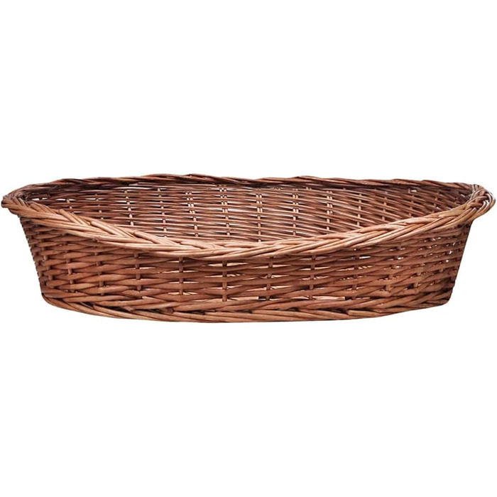 Корзина для тварин Festnight Weide: ліжко для собак та котів, 90x64x20 см, натуральний колір