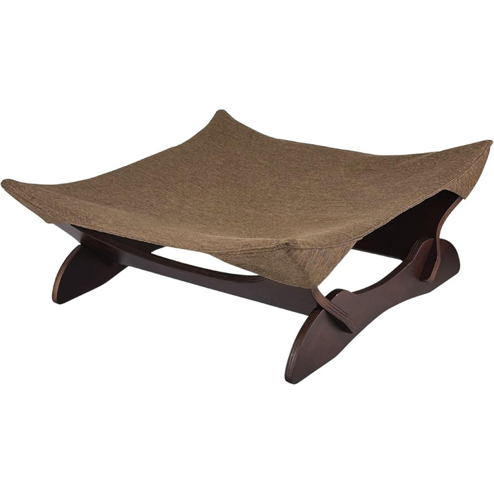 Крісло-гамак для котів та маленьких собак, крісло-лежанка для тварин, коричневе