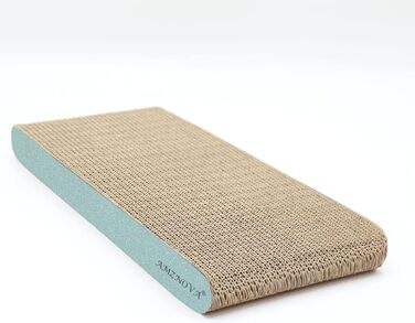 Кігтеточка для котів AMZNOVA з котячої м'яти, велика, блискуча рожево-золота (зелена), 43.2x17.8 см