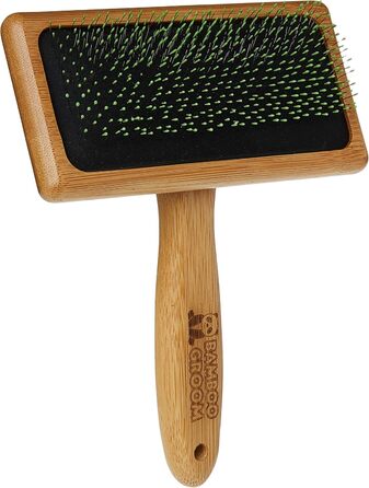 Щітка для грумінгу з бамбука BAMBOO GROOM Soft Slicker Brush розмір L - для собак та котів