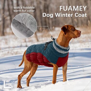 Зимовий флісовий підігрудник-куртка для маленьких собак FUAMEY, синій, розмір S (обхват грудей 43 см)
