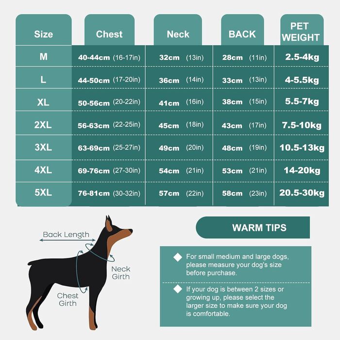 PETCUTE Водонепроникний зимовий дощовик для собак, теплий дощовик для собак середніх та великих порід, з світловідбиваючими смугами, з отвором для шлейки, сірий+блакитний