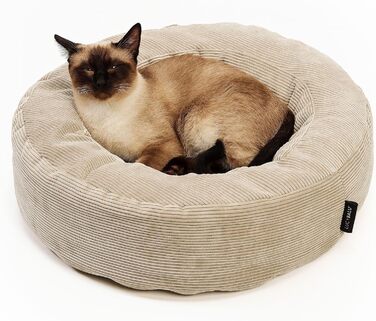 LucyBalu® Квіткове ліжко для котів - м'яке, зручне, миється | Ліжко-гніздо для котів | Сонячне ліжко для котів | Ліжко для котів з корду