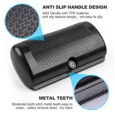 Бурштук Pfotenmond Fellwunder для собак та котів: видалення підшерстка, масаж та догляд за шерстю