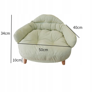 Підняте ліжко-шезлонг для тварин: розкішне переносне м'яке ліжечко для маленьких собак та котів