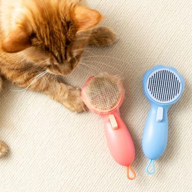 Щітка для тварин самоочисна, змушує збирати шерсть для собак/котів, підходить для всіх порід з довгою та короткою шерстю. Догляд за шерстю для довгошерстих котів