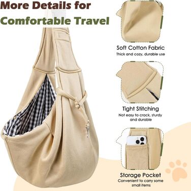 Pawaboo: Сумка-переноска для собак та котів, Outdoor, до 5.5 кг, Квіти + Чорний (Хакі)