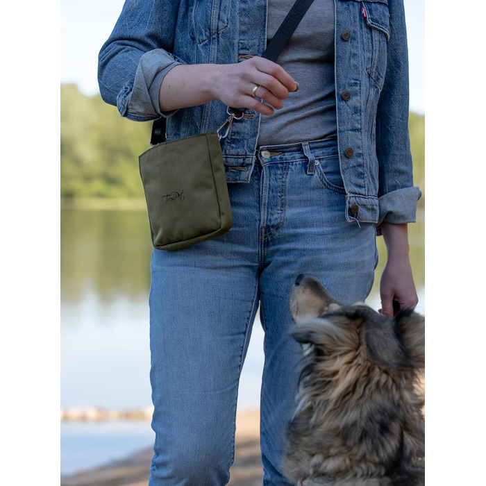 TrendPet Сумка для ласощів для собак, 3 кольори (Оливковий)