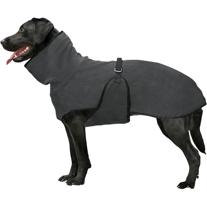 Зимовий одяг для собак: теплий великий манжет, жилет, куртка для маленьких, середніх собак, Golden Retriever (Сірий, XXL)