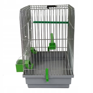 Клітка для канарків та маленьких птахів — 34x23x35 см