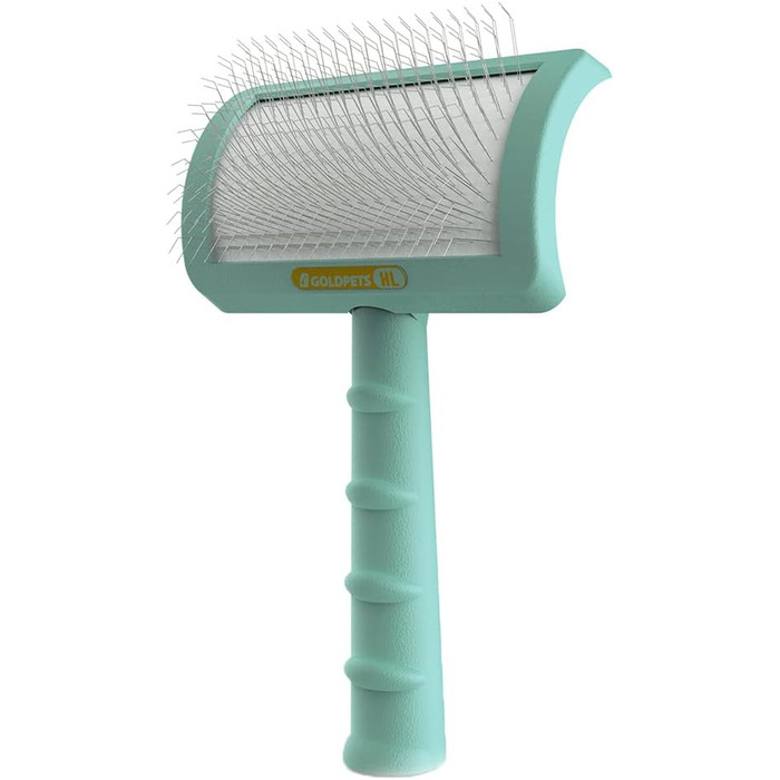 Щітка для котів Zupfbürste: видалення підшерстка, масаж, догляд за шерстю (зелена)