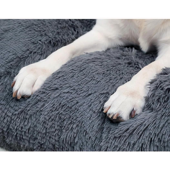 М'яке ліжко для собак, корзина для домашніх тварин, ліжко для собак, диван для собак, подушка для собак, килимок для собак, рожевий, 94x63 см