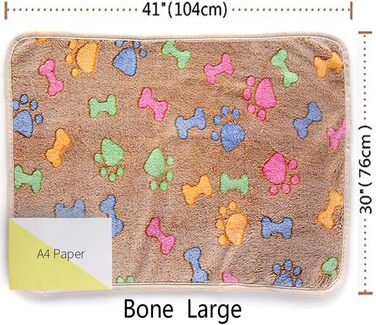 М'яка ковдра для собак та котів Luciphia: тепла флісова ковдра 104x76 см (3 шт.)