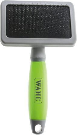 Вищипувальна щітка Wahl для собак і котів - професійний інструмент грумінгу, зелена ручка