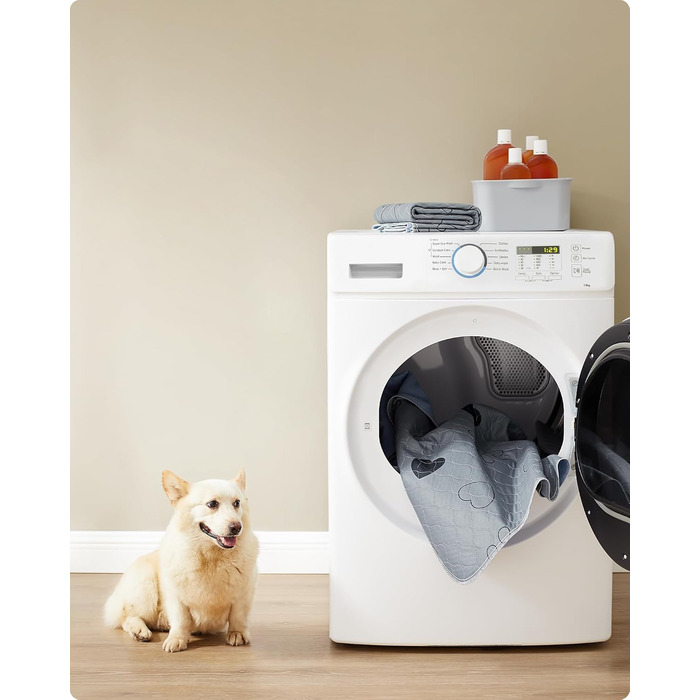 Підстилка для собак Feandrea, 2 шт. в наборі, XL (122 x 91 см), сіра, водонепроникна, супер поглинаюча, не слизька, для цуценят та собак