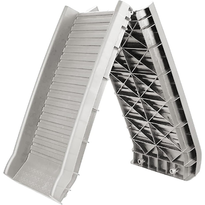 Рампа для автомобіля Auto PKW Hunderampe, сіра, 155x40 см, до 90 кг, антиковзаюча, складна