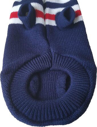 Пуловер VEDEM для собак з візерунком, теплий, для холодної погоди, розмір S, темно-синій