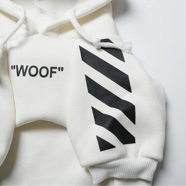 Теплий зимовий одяг для собак маленьких порід: худі, куртка для Шнауцера, Коргі, Французького бульдога, Тедді (L, білий)