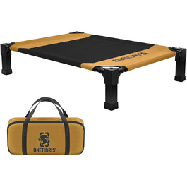 OneTigris Підвищене ліжко для собак, 130x91 см, висота 23 см, коричневе (M)