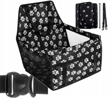 Автомобільний бокс-переноска для собак: захист сидінь та комфортні подорожі (40x24 см)