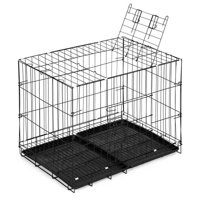 Складана металева клітка-кеннел Artnico для середніх собак, 70x50x60 см
