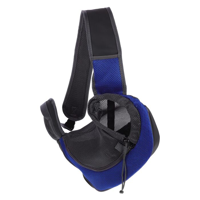 Транспортна сумка для собак та котів Toyzfriendly, темно-синій, поліестер, для перенесення та до ветеринара