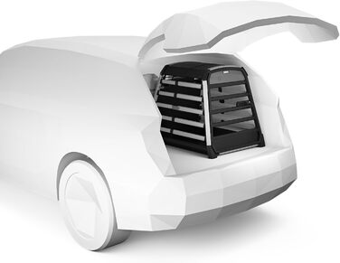 Thule Allax - переносна вольєр для собак, чорний/алюміній, XXL Compact