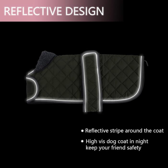 MOREZI Зимовий одяг для собак - теплий водонепроникний пуловер для такс з вовняним утеплювачем та регульованими ременями, теплий зимовий одяг для маленьких собак, зелений, S (довжина спини: 36-38 см)