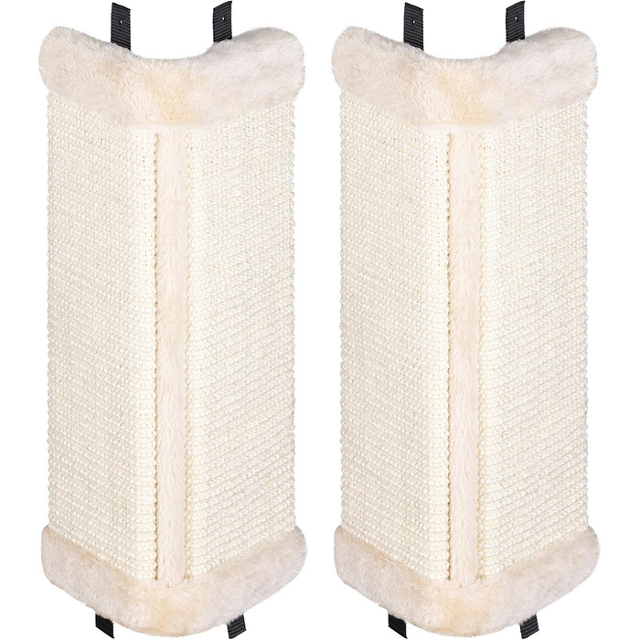 Котячий кутовий когтетоп Navaris - 2 шт. з сизалю, 43x22x2 см. Захист від подряпин для кутів