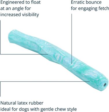 Ruffwear Gnawt-a-Stick довговічна іграшка для собак, синя