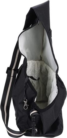 Сумка-слінг для собак маленьких порід, чорна (M) - переноска для тварин, регульована, з кишенею