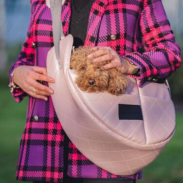 Трансформер для собак та котів до 6 кг, рожевий | Сумка-переноска для цуценят та маленьких собак