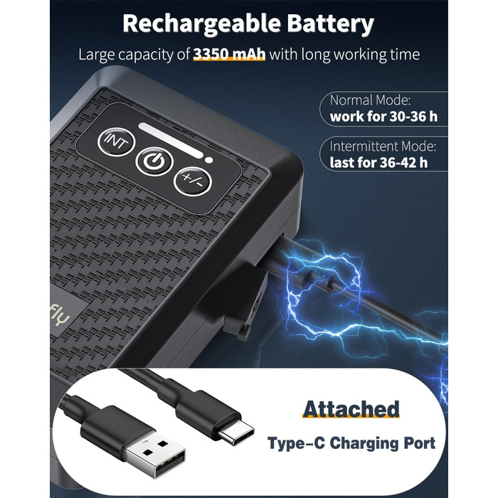 Акумуляторний повітряний насос Pawfly для акваріума, USB-зарядка, тиха аераційна помпа 3Вт для 40-230 л, портативна для риболовлі та аварійного живлення