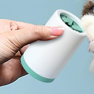 Очищувач лап для собак, мийка лап для домашніх тварин, мийка лап від бруду, силіконовий мийник лап, не протікає, простий у використанні, розміри: 10x8 см, 14x9 см, зелений