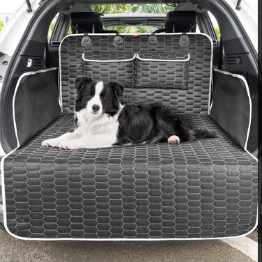 Захист для багажника автомобіля Oasser для собак, 185x103x34 см, універсальний, 600D, з боковим та захистом для краю вантажного отвору, водонепроникний, стійкий до подряпин, неслизький