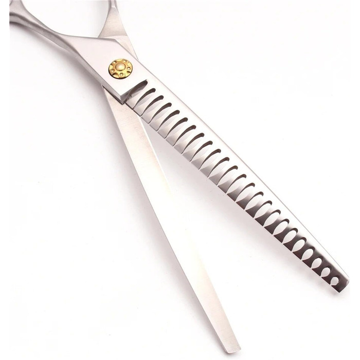 Професійна філірувальна ножиця для собак, котів та інших домашніх тварин. Ножиці для грумінгу з регульованим гвинтом. Ідеально для догляду за шерстю.