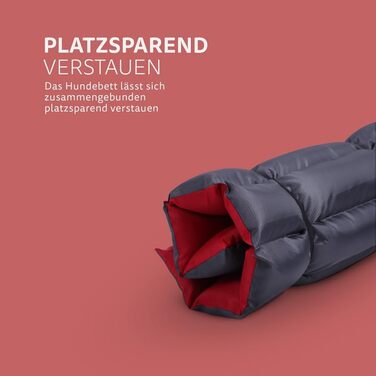 Килимок для собак Bestlivings 85x70 см (червоний) - Outdoor, водовідштовхувальний та дихаючий - м'який лежак для собак, миється - килимок для собак на вулицю