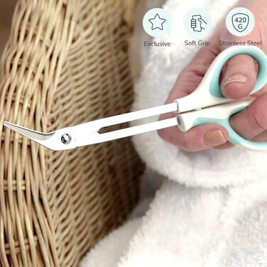 Пінцет Peta - ергономічний, великий діапазон, довжина 210 мм