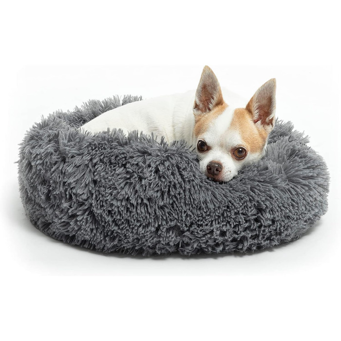 Крісло-лежанка для тварин InnovaGoods® Anti-Stress Bepess (40 см), сіре, Medium