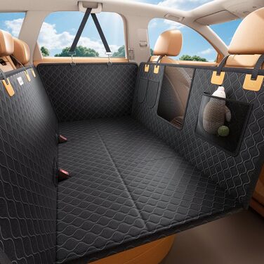 Захист для заднього сидіння авто Lamicall: міцна, вологостійка, для собак до 195 кг, захист від подряпин, підходить для авто та компактних SUV