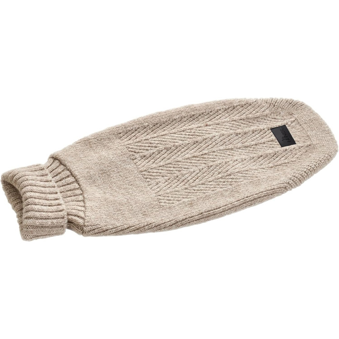 Пуловер для собак Hunter GENF, бежевий, з перекидним коміром, з еластичного переробленого поліестеру