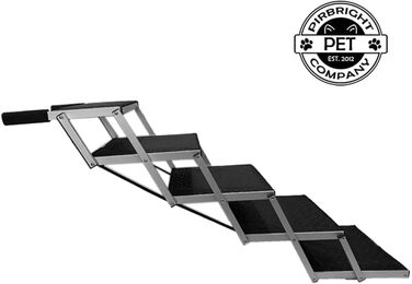 Складана переносна драбина для собак у багажник, для собак, сходинки, рампи для собак великих, середніх та маленьких порід, легка, складна, для автомобілів, SUV, вантажівок